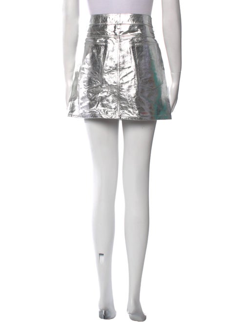 Helmut Lang Leather Mini Skirt