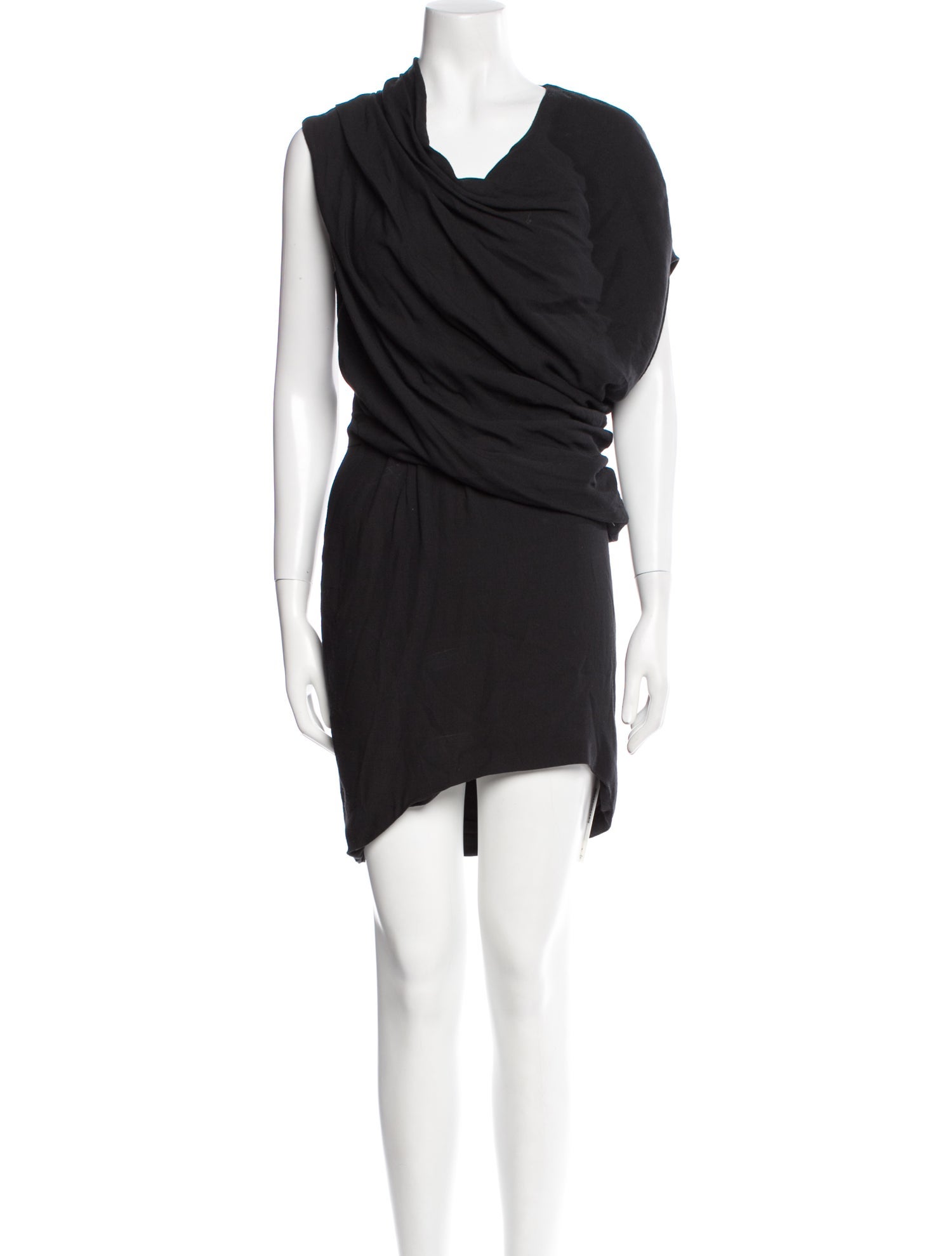 Helmut Lang Cowl Neck Mini Dress