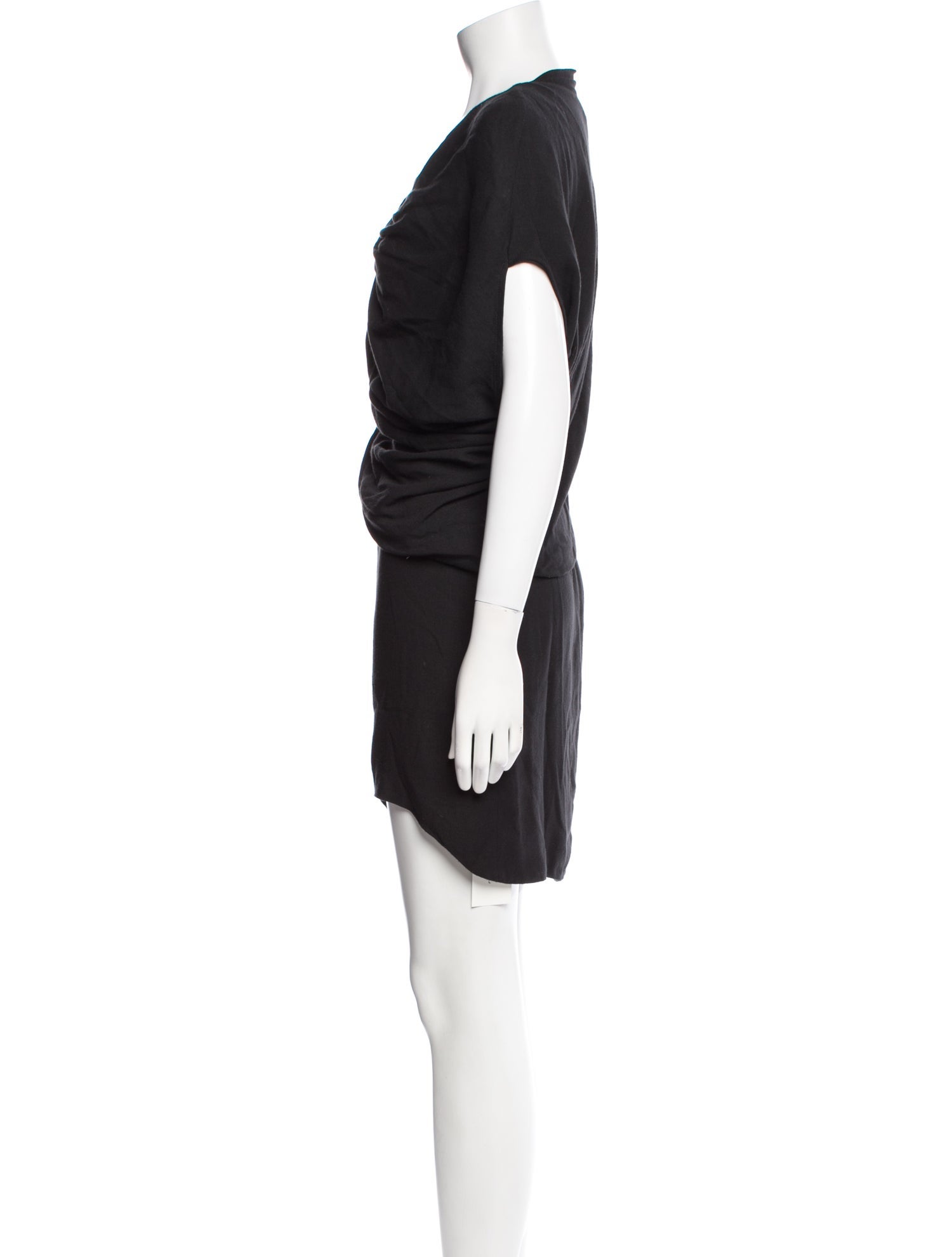 Helmut Lang Cowl Neck Mini Dress