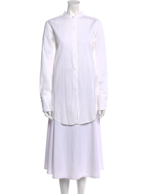 Helmut Lang Striped Mock Neck Tunic