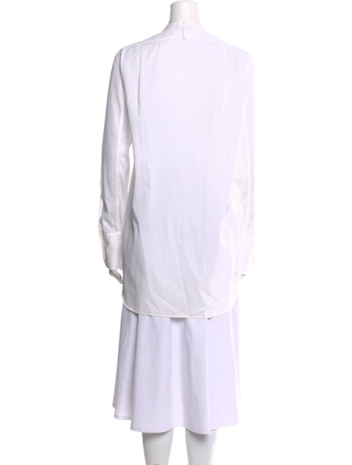 Helmut Lang Striped Mock Neck Tunic