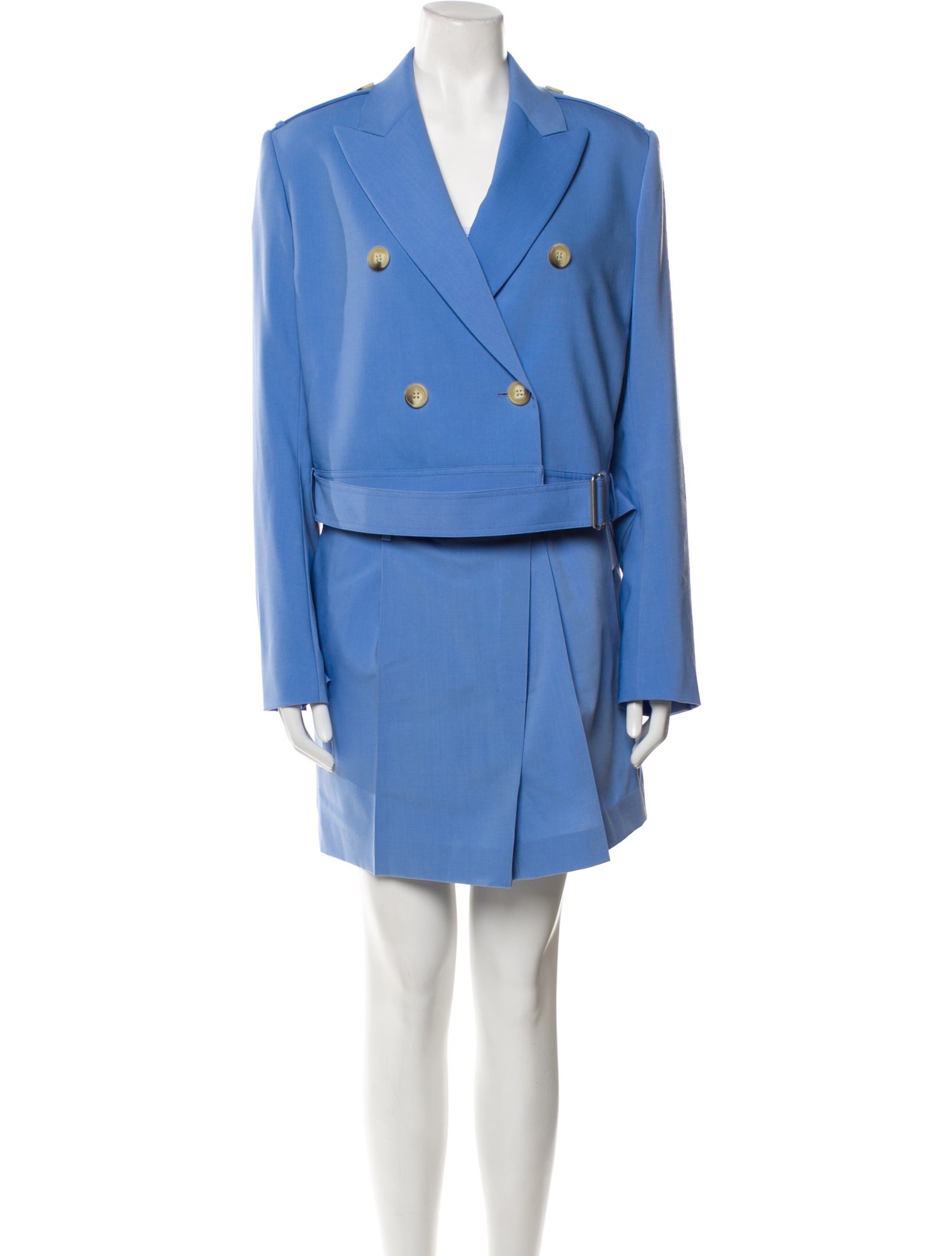 Helmut Lang Wool Skirt Suit