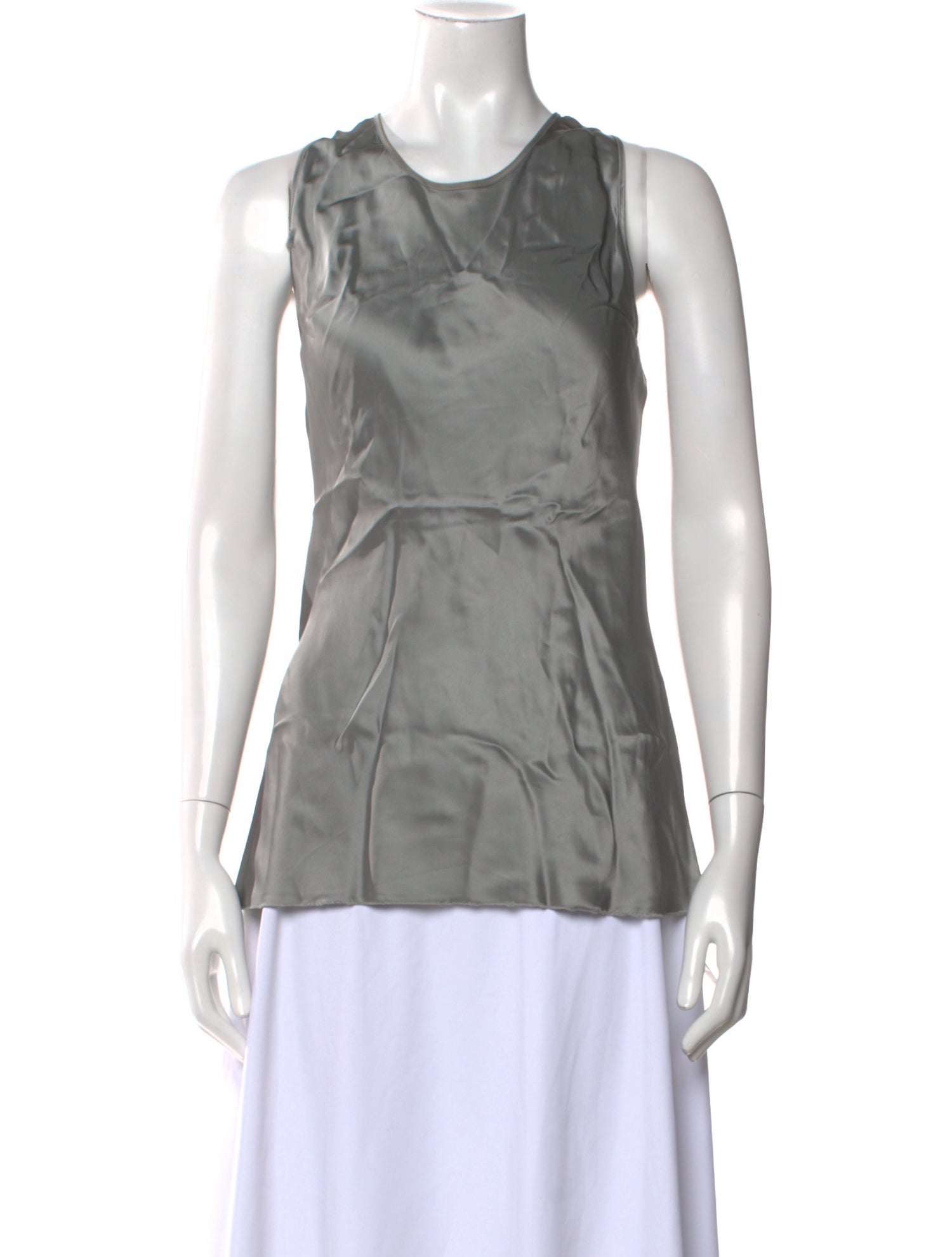 Helmut Lang Scoop Neck Sleeveless Top