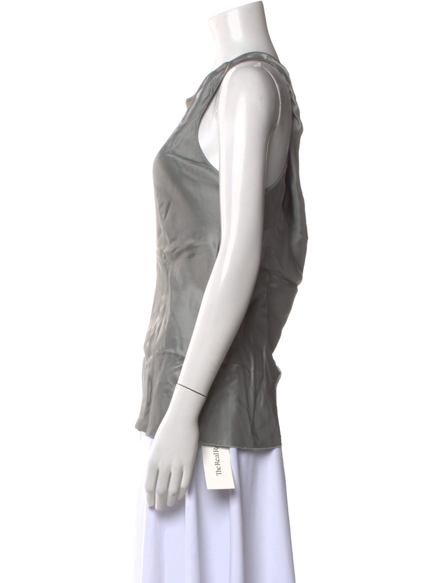 Helmut Lang Scoop Neck Sleeveless Top