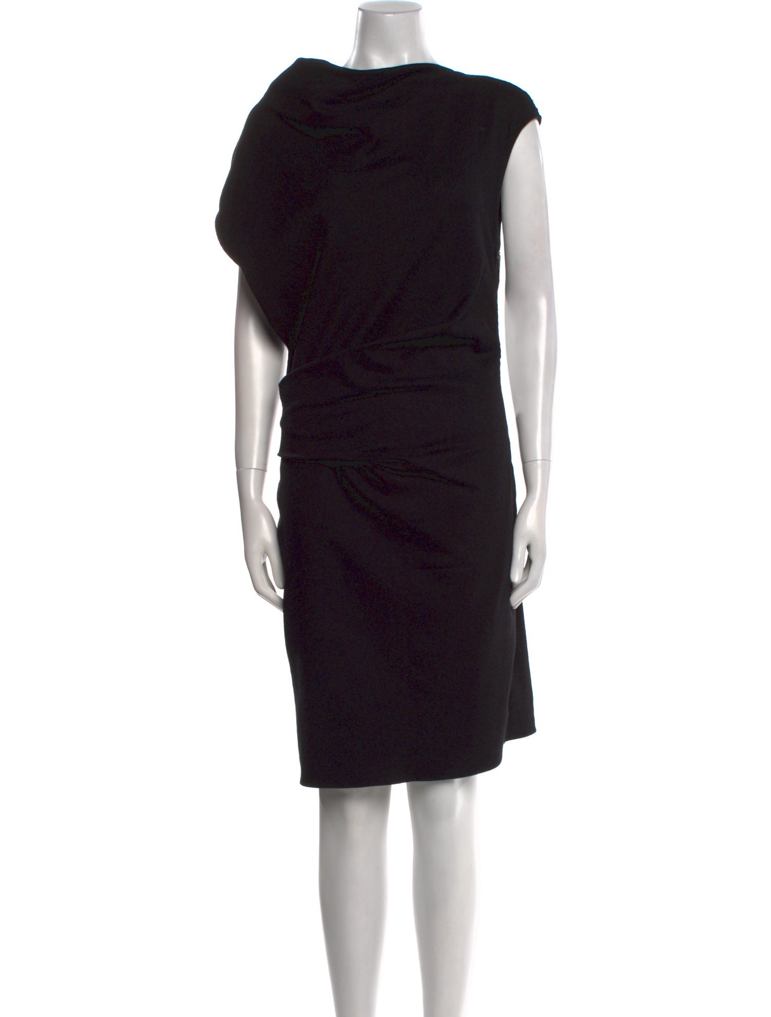 Helmut Lang Cowl Neck Knee-Length Dress