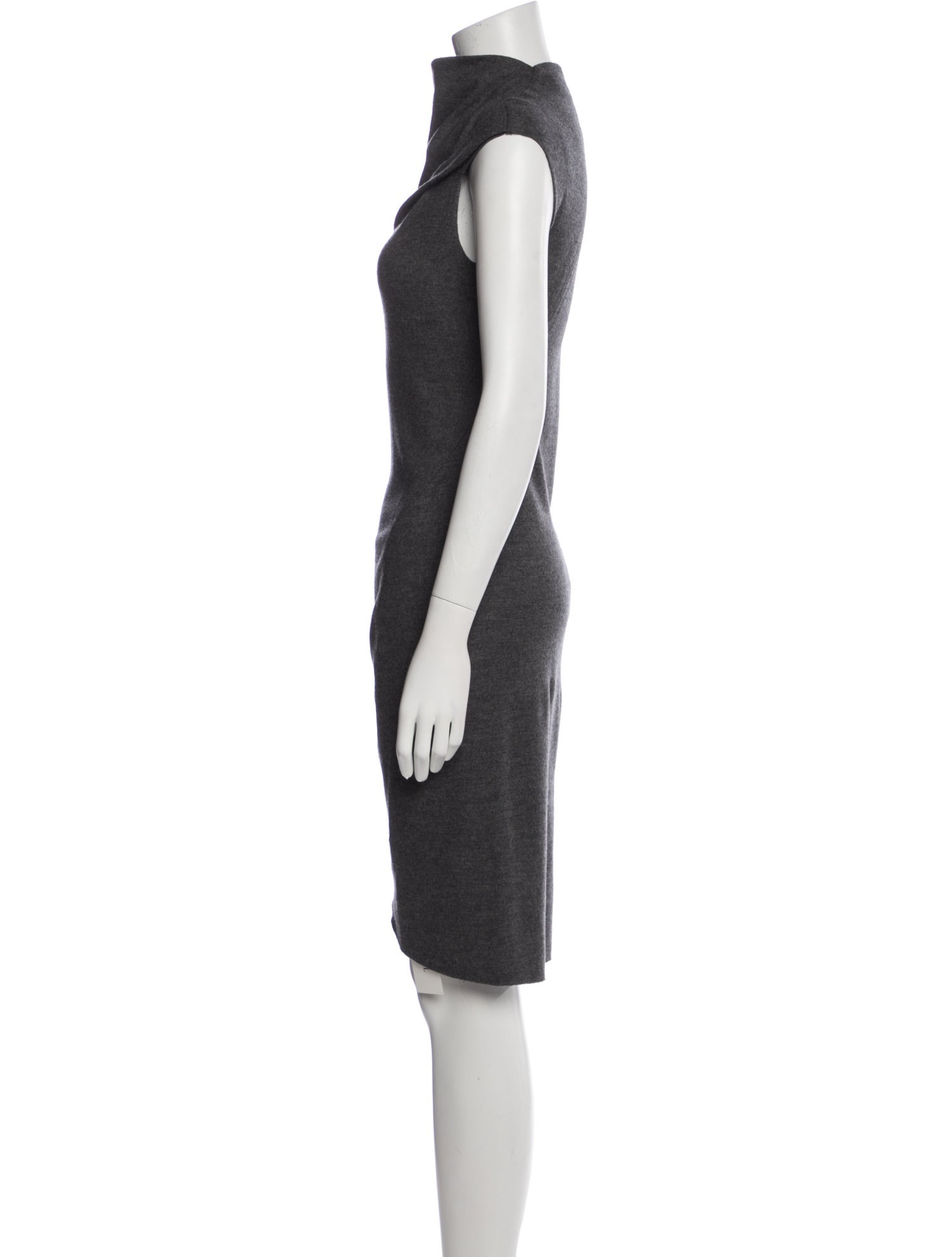 Helmut Lang Wool Knee-Length Dress
