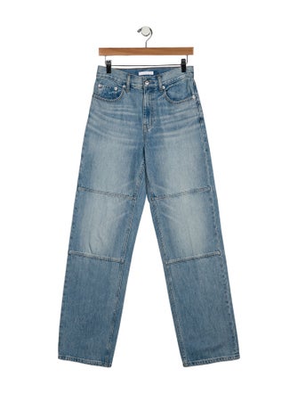 Helmut Lang Mid-Rise Wide Leg Jeans