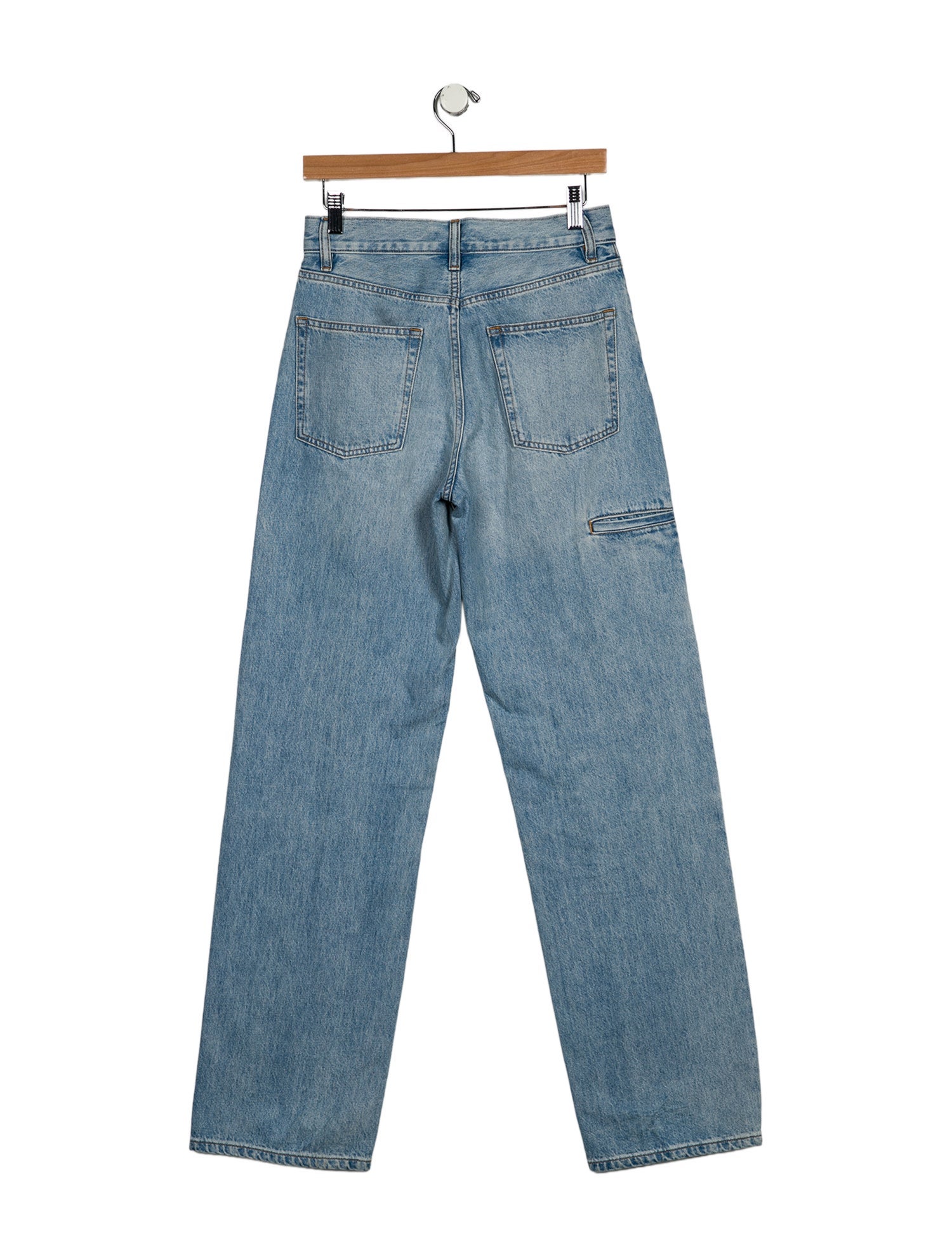 Helmut Lang Mid-Rise Wide Leg Jeans
