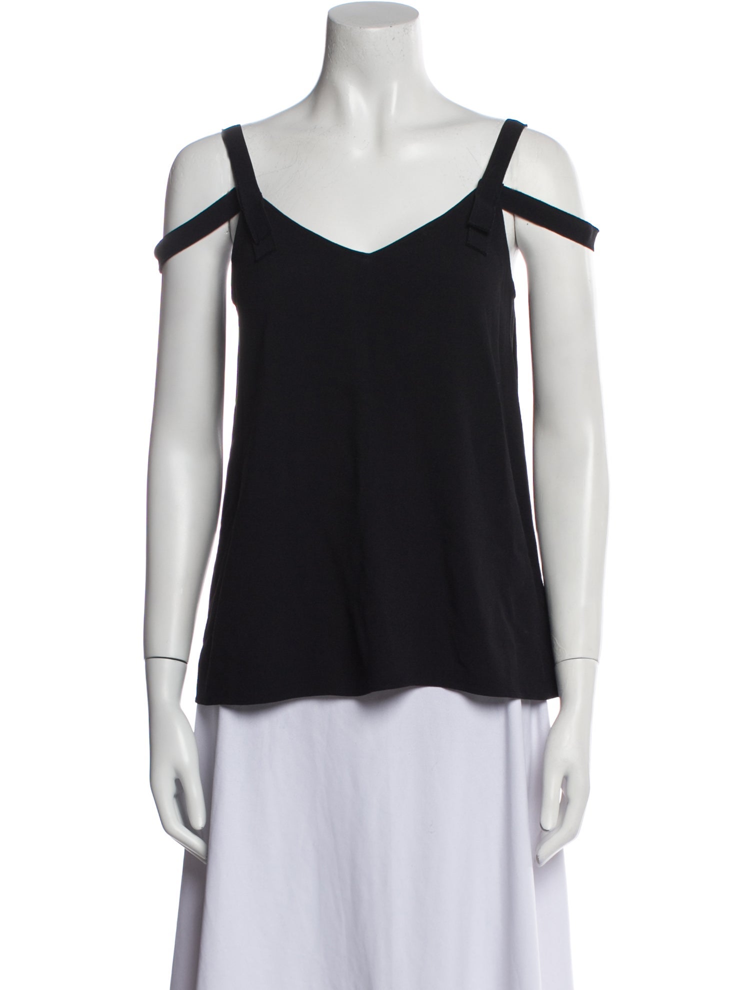 Helmut Lang V-Neck Short Sleeve Top