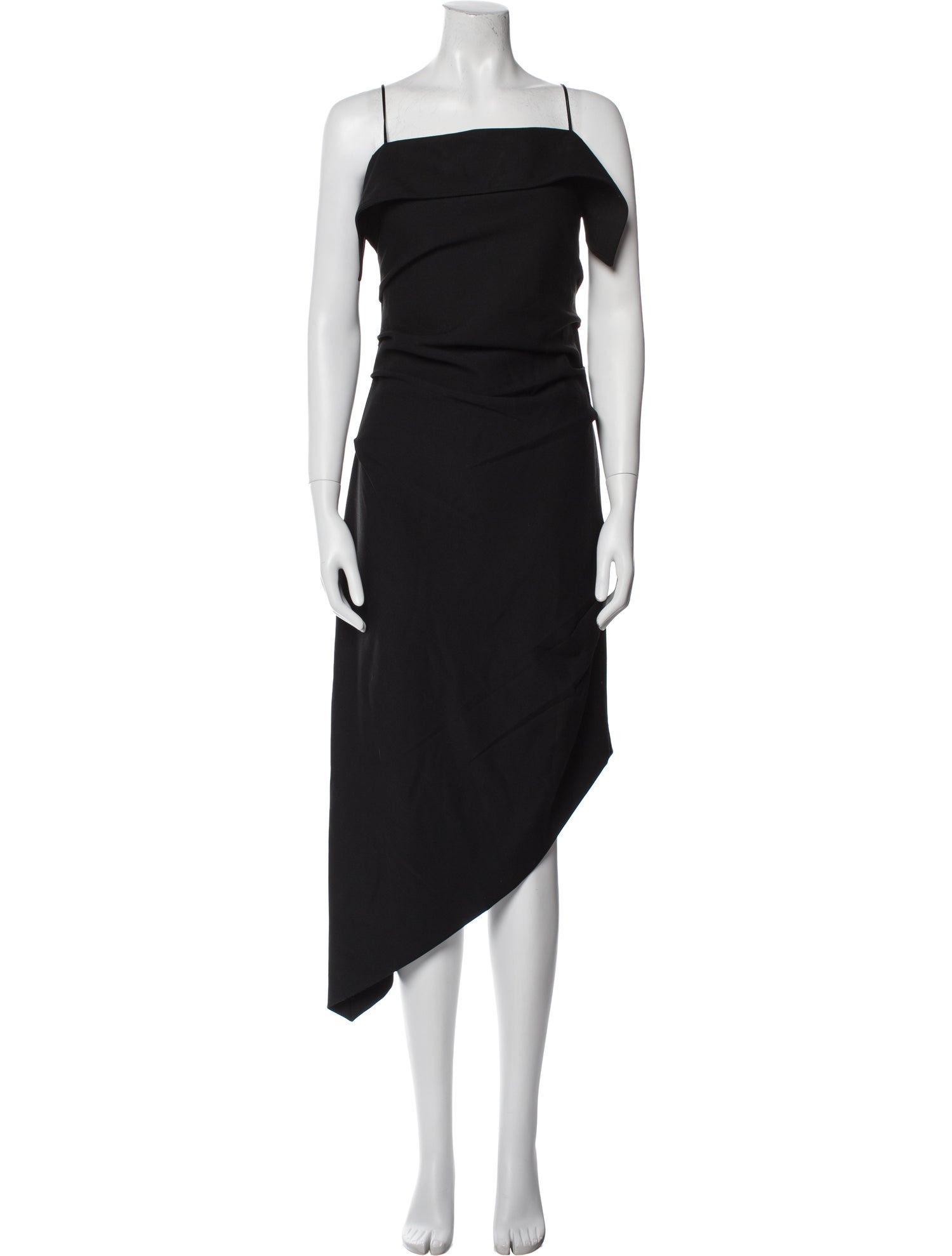 Helmut Lang Square Neckline Long Dress