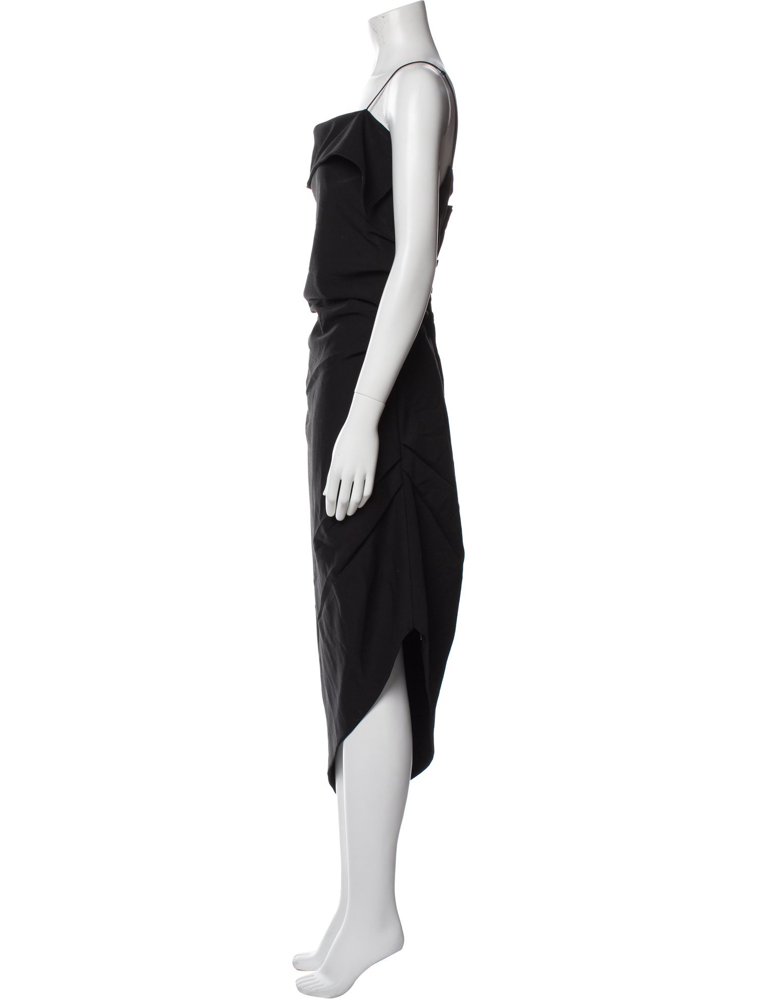 Helmut Lang Square Neckline Long Dress