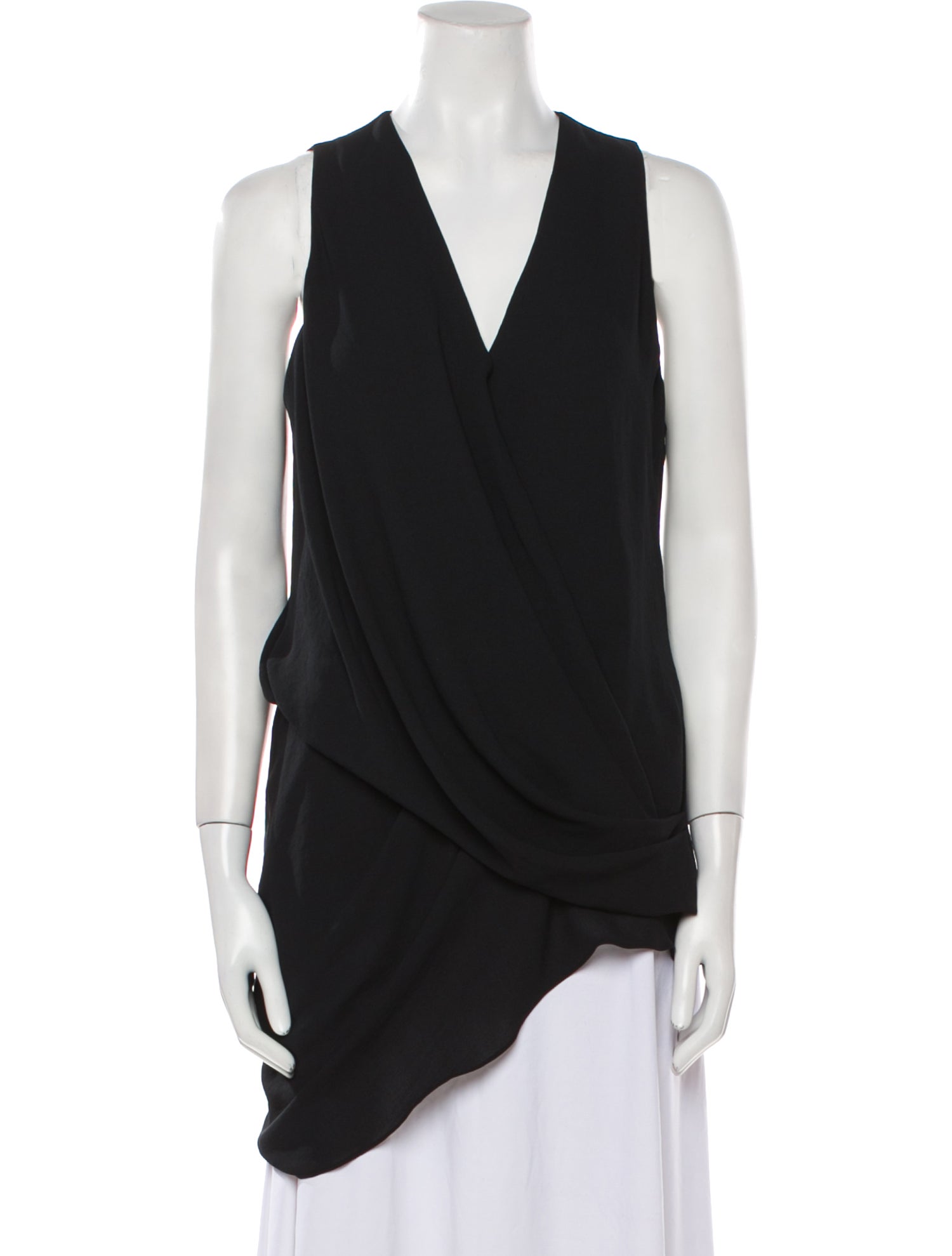 Helmut Lang V-Neck Sleeveless Tunic