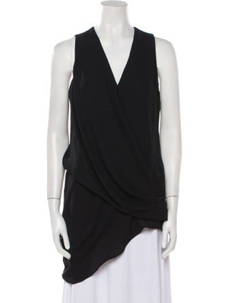 Helmut Lang V-Neck Sleeveless Tunic
