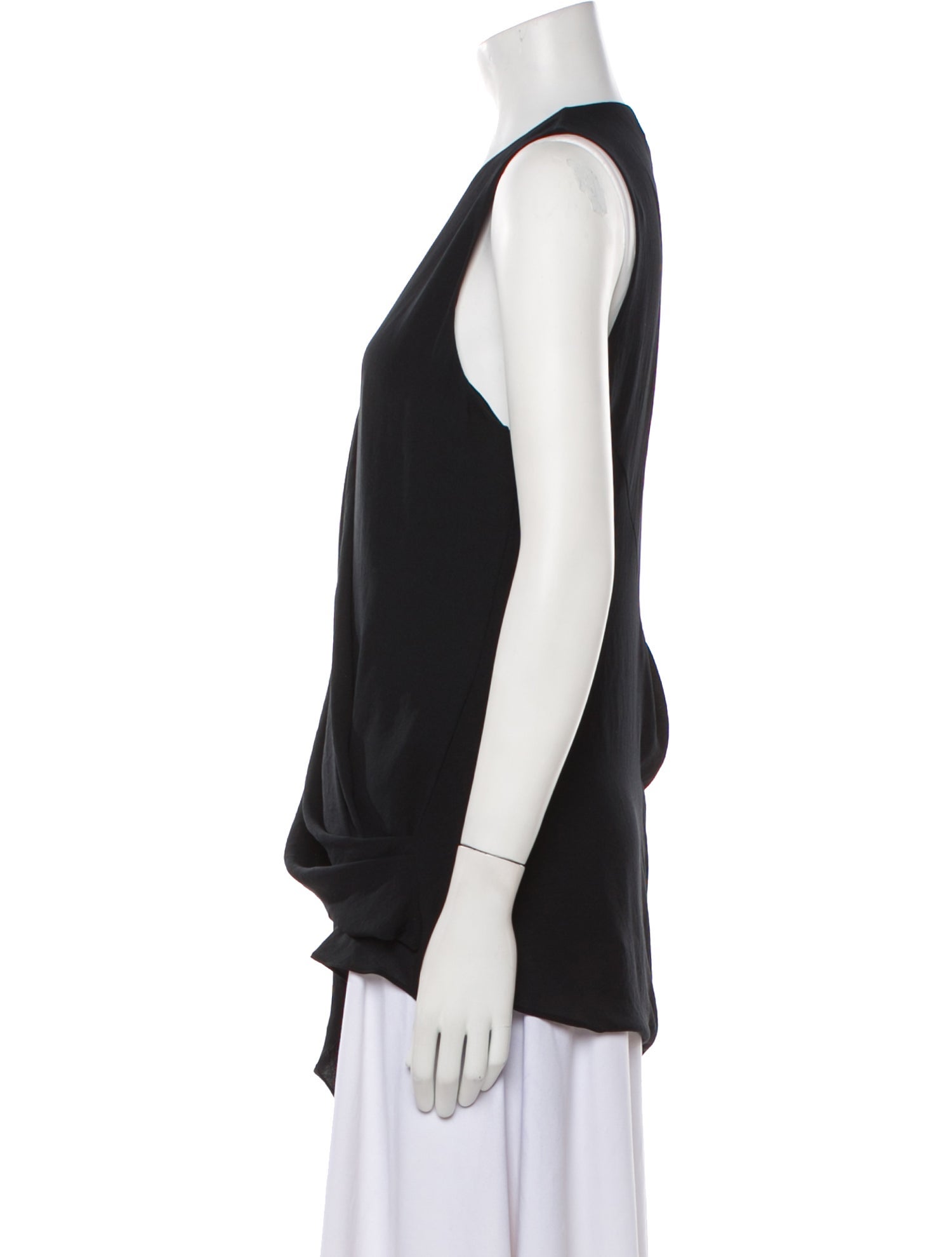 Helmut Lang V-Neck Sleeveless Tunic