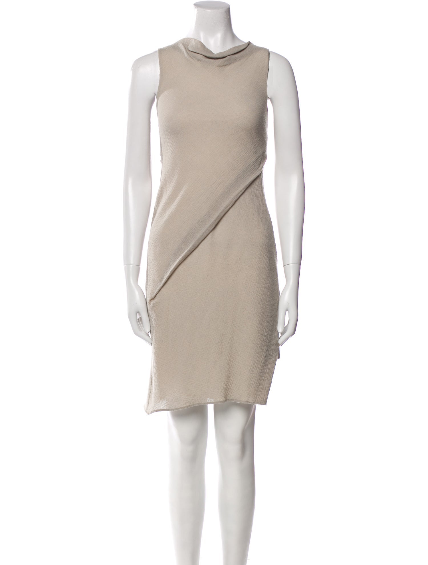 Helmut Lang Cowl Neck Knee-Length Dress