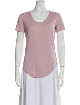 Helmut Lang Scoop Neck Short Sleeve T-Shirt