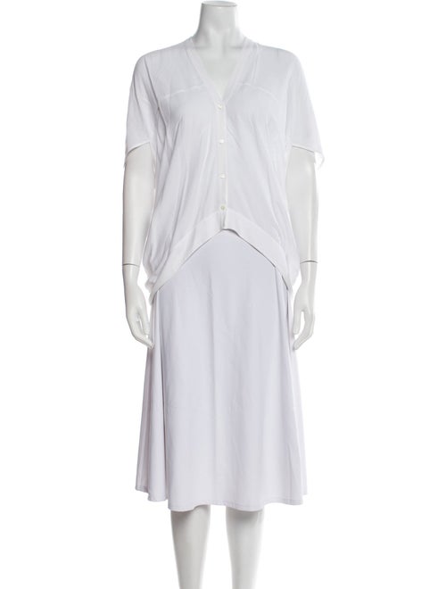 Helmut Lang V-Neck Short Sleeve Tunic