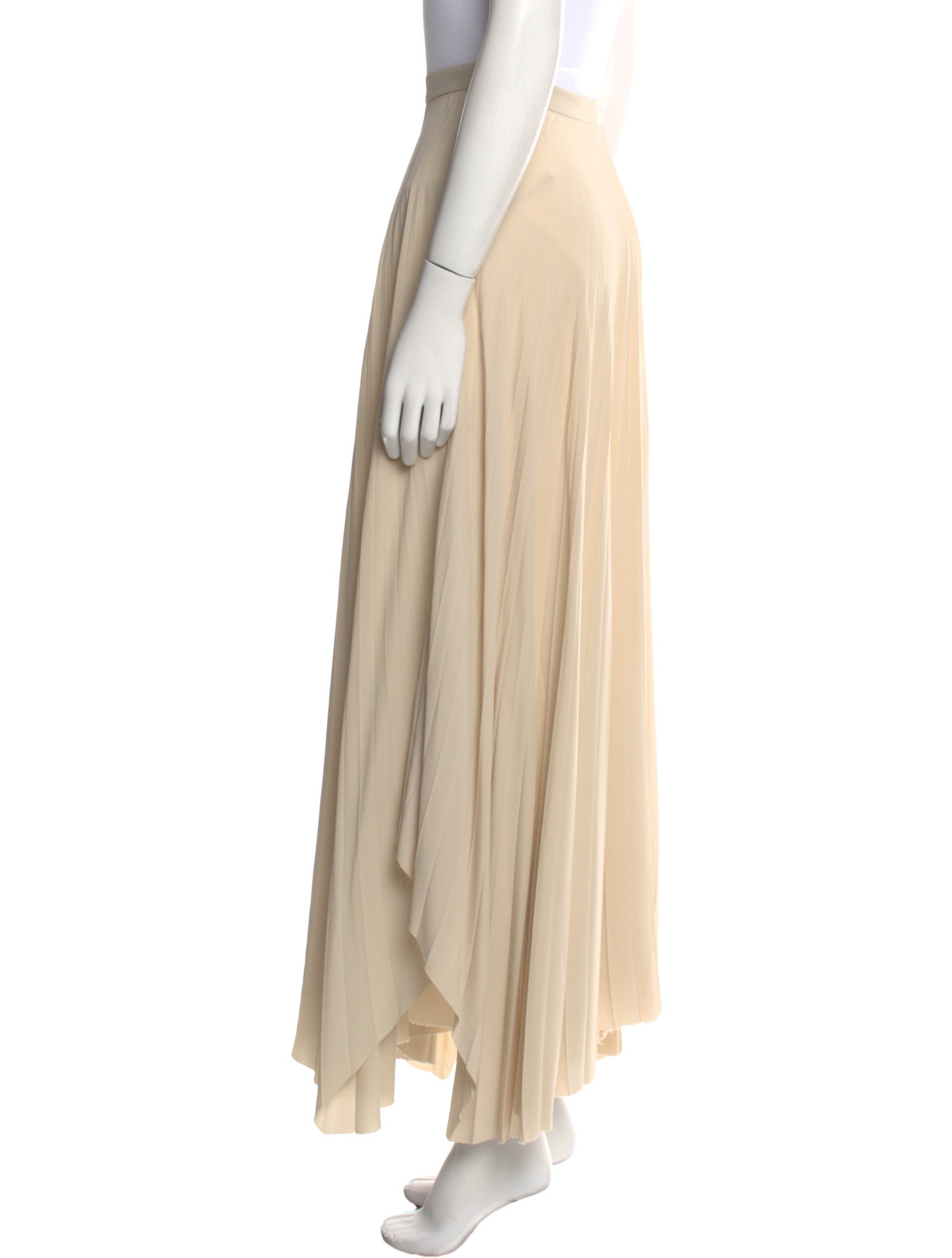 Helmut Lang Raw-Edge Trim Midi Length Skirt