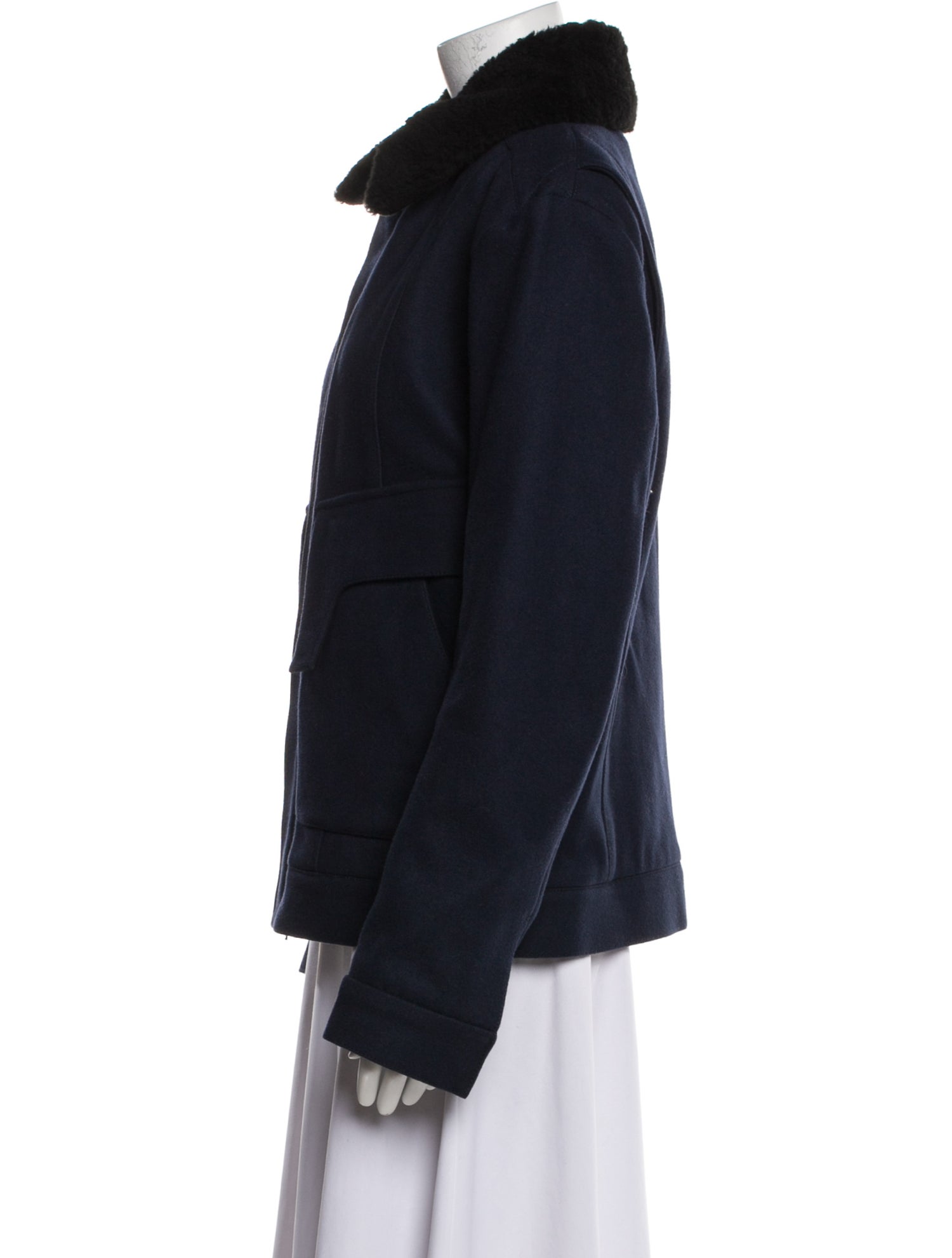 Helmut Lang Late 2000's - Early 2010's Wool Bomber Jacket