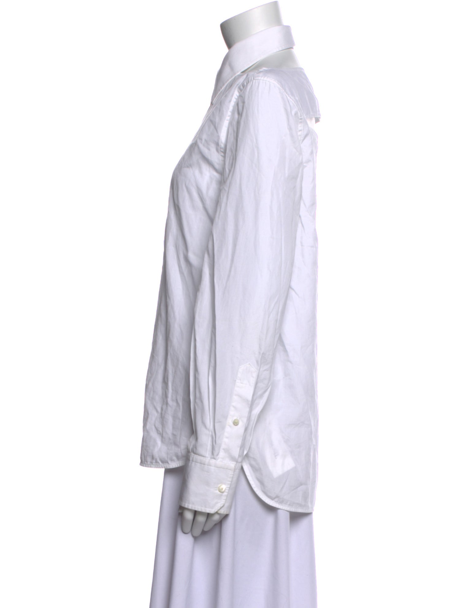 Helmut Lang Long Sleeve Button-Up Top