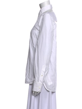Helmut Lang Long Sleeve Button-Up Top