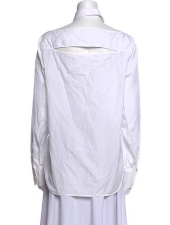 Helmut Lang Long Sleeve Button-Up Top