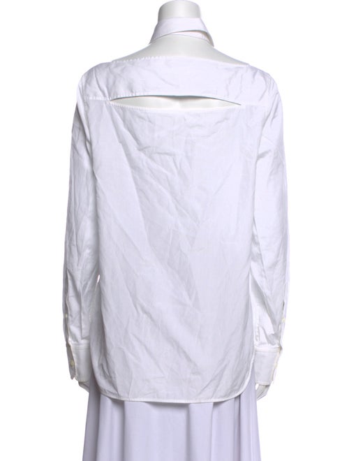 Helmut Lang Long Sleeve Button-Up Top
