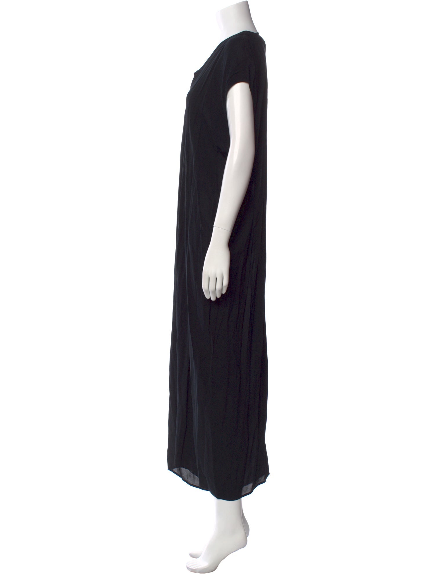 Helmut Lang V-Neck Long Dress