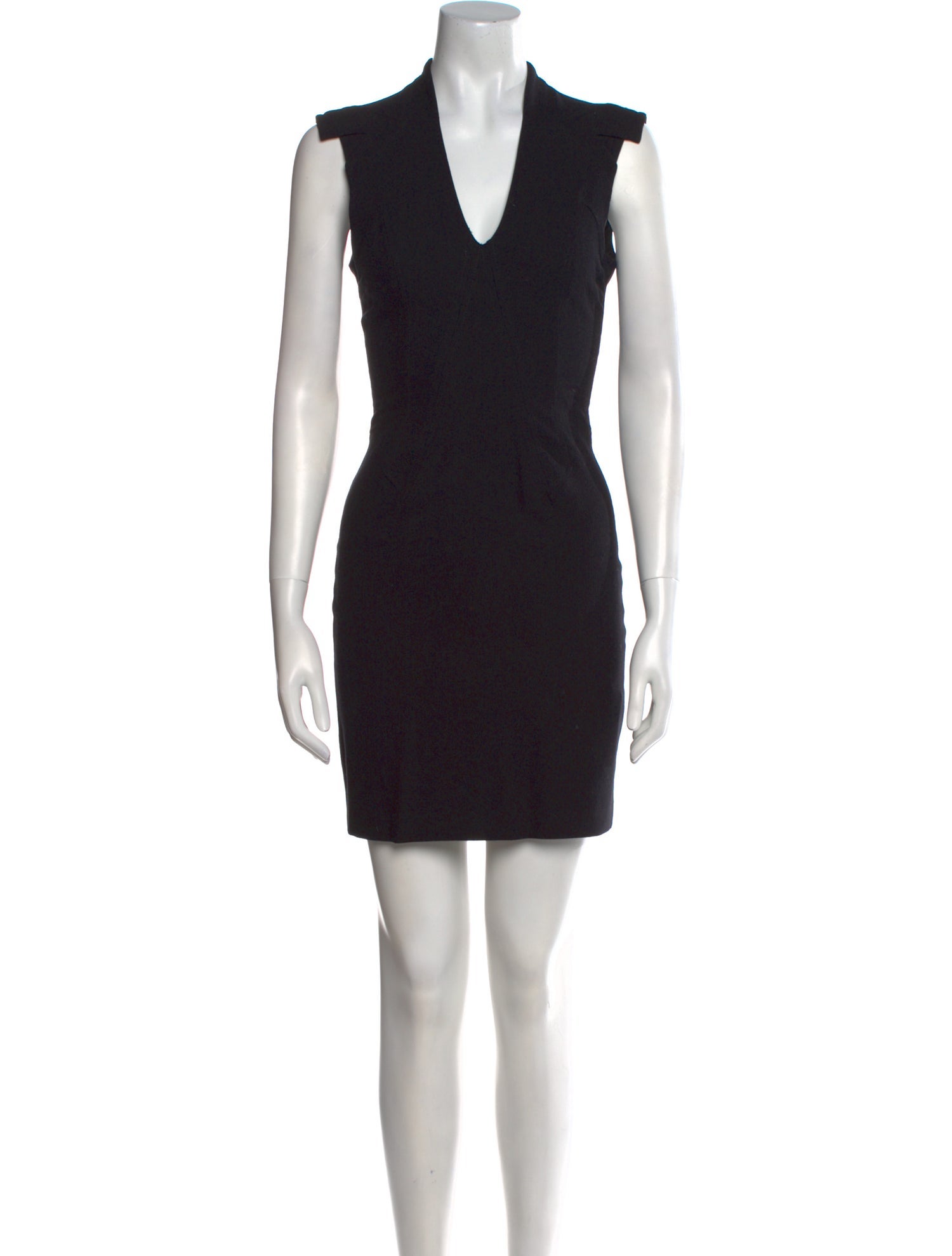 Helmut Lang V-Neck Mini Dress