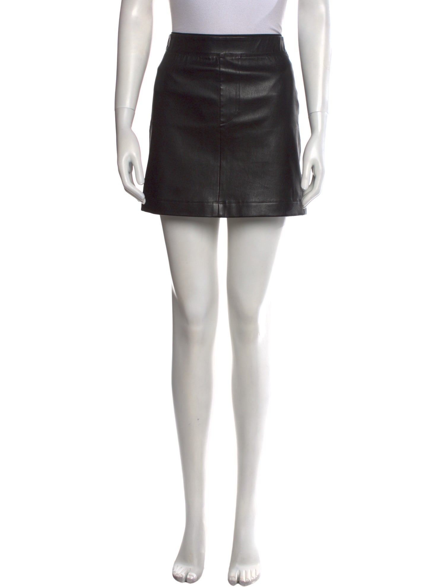 Helmut Lang Leather Mini Skirt