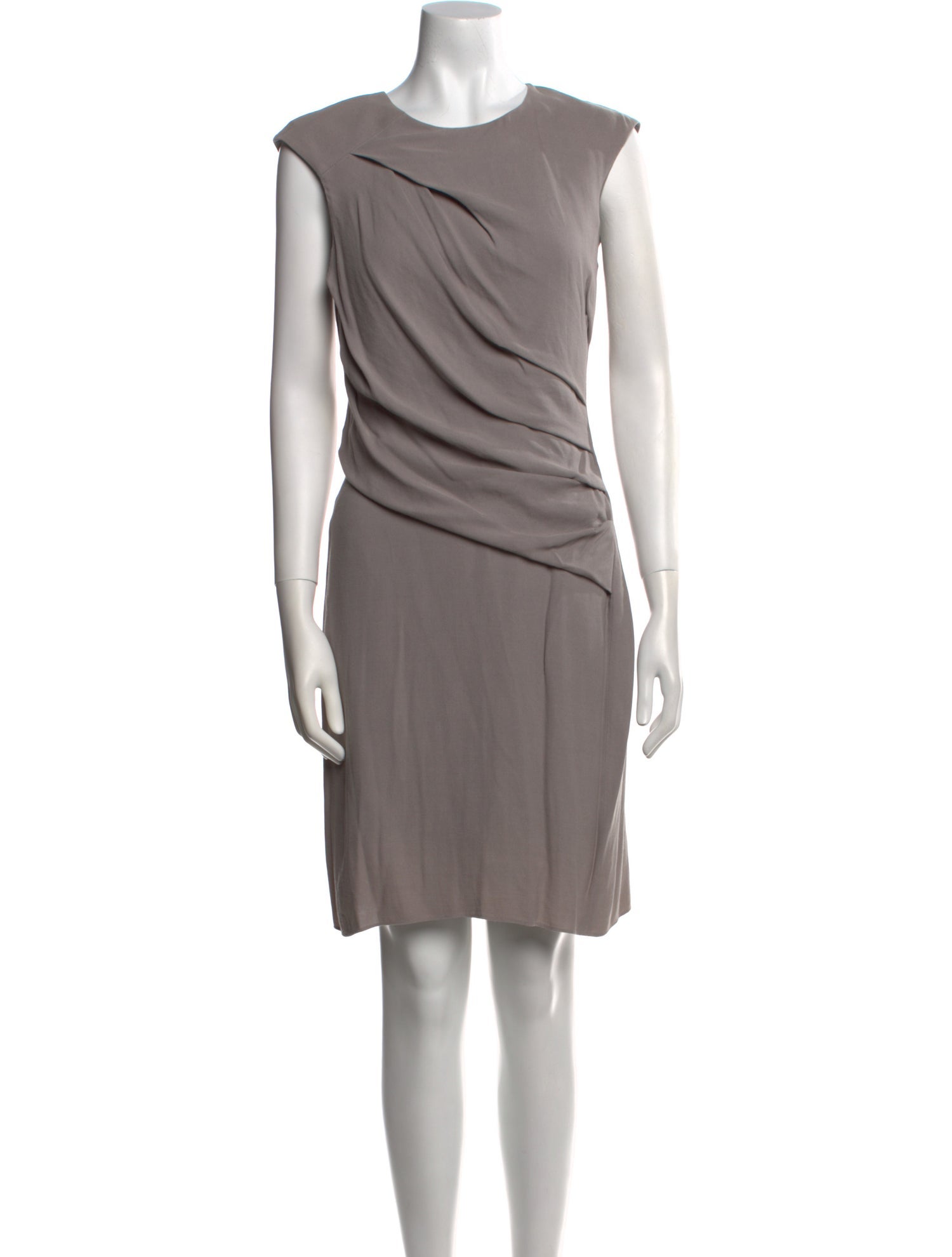 Helmut Lang Crew Neck Knee-Length Dress