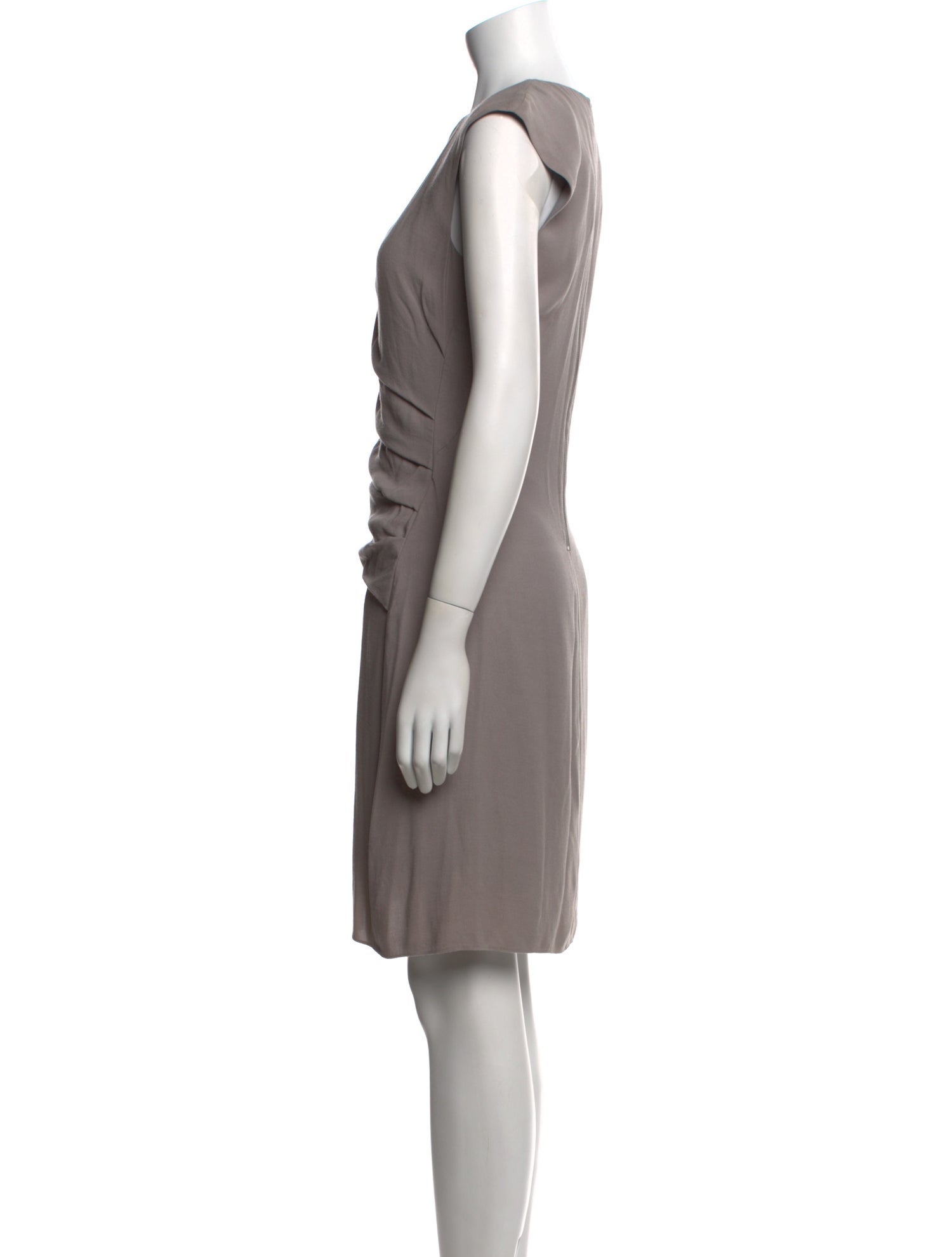 Helmut Lang Crew Neck Knee-Length Dress