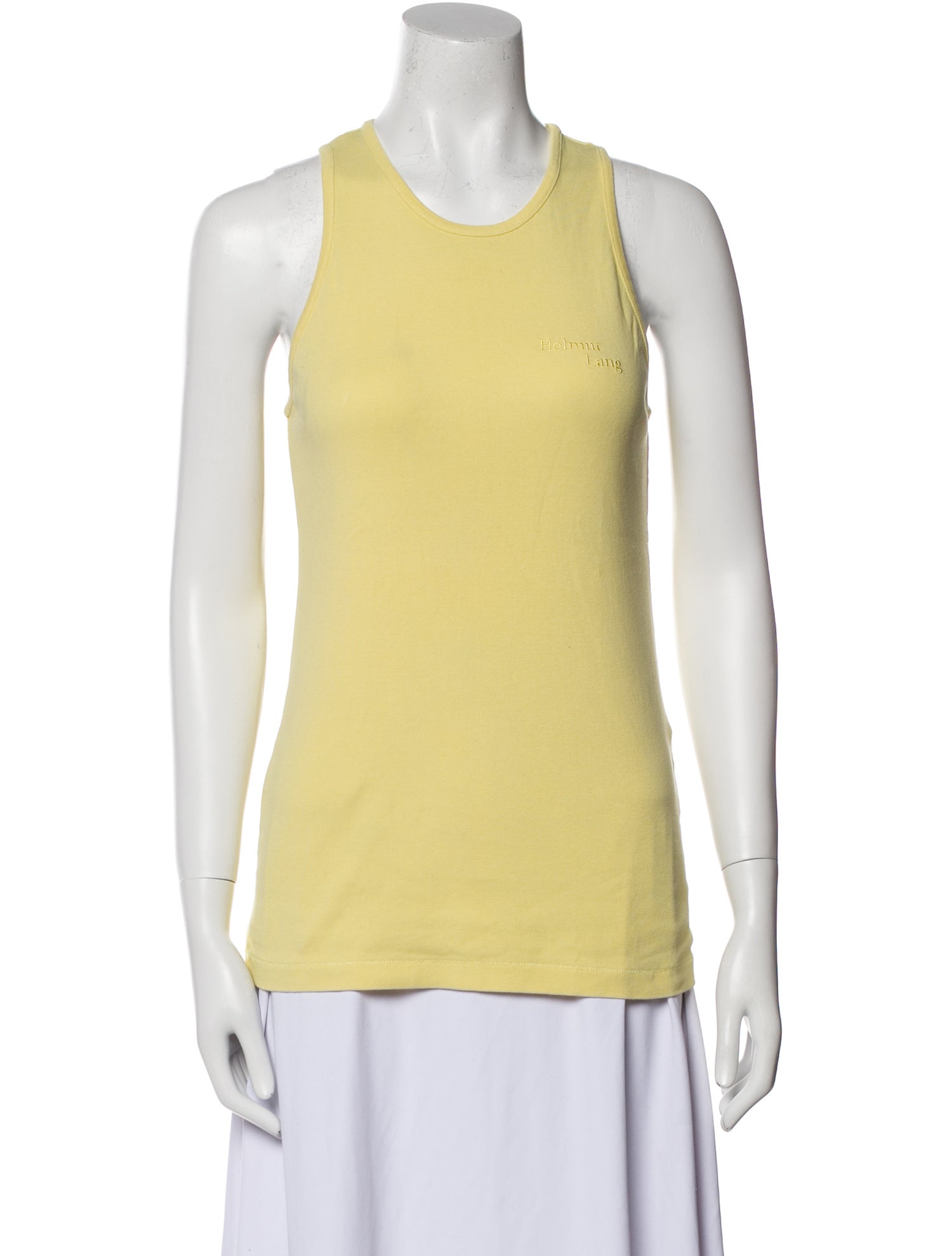 Helmut Lang Scoop Neck Sleeveless Top