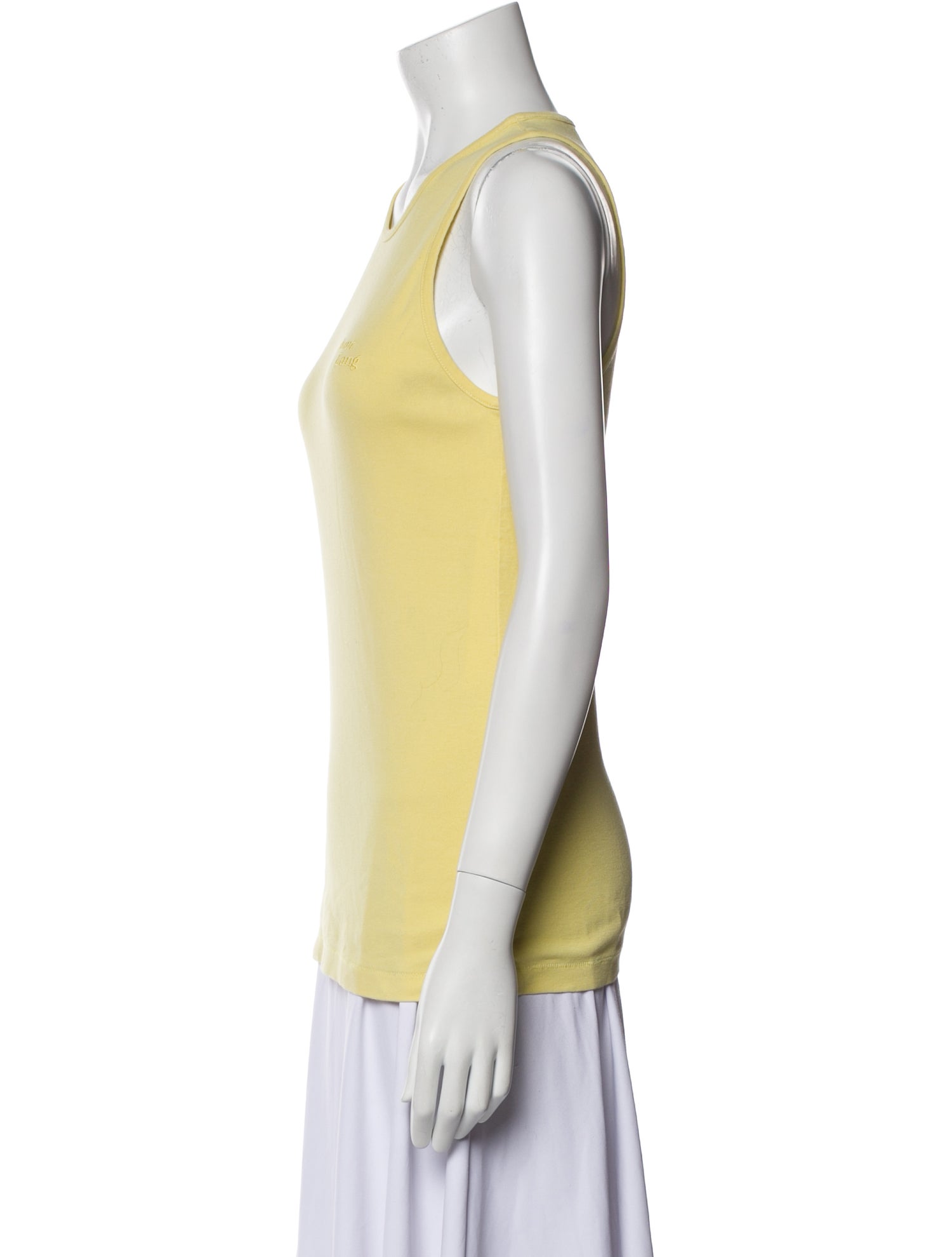 Helmut Lang Scoop Neck Sleeveless Top