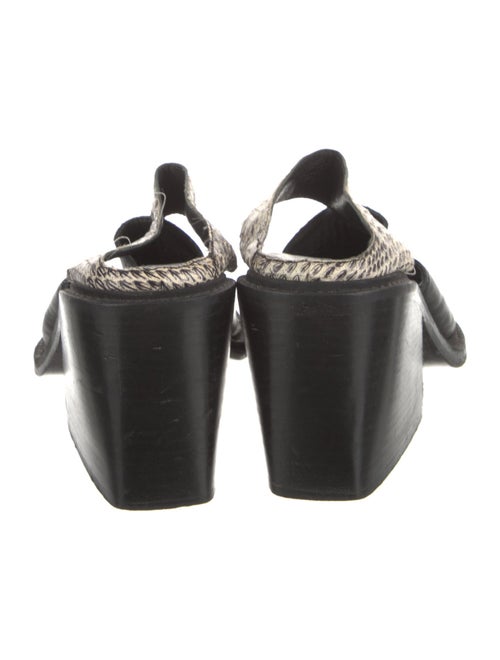 Helmut Lang Leather Slides