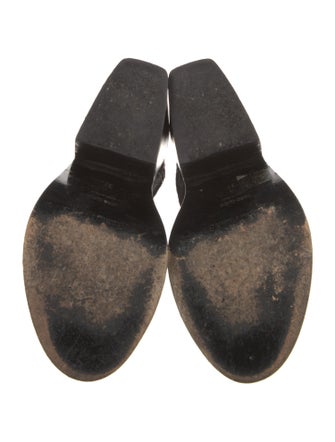 Helmut Lang Leather Slides