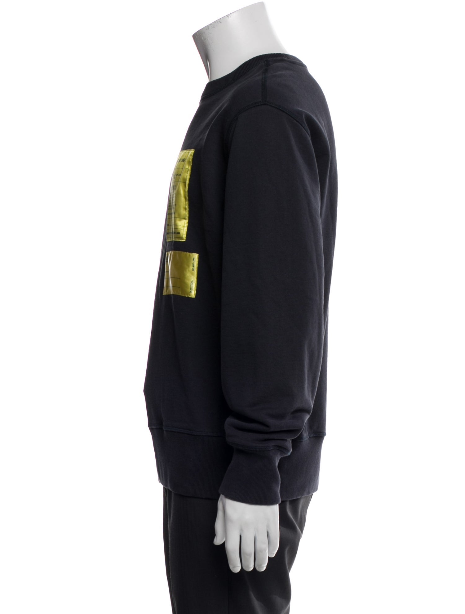 Helmut Lang Graphic Print Crew Neck Sweatshirt