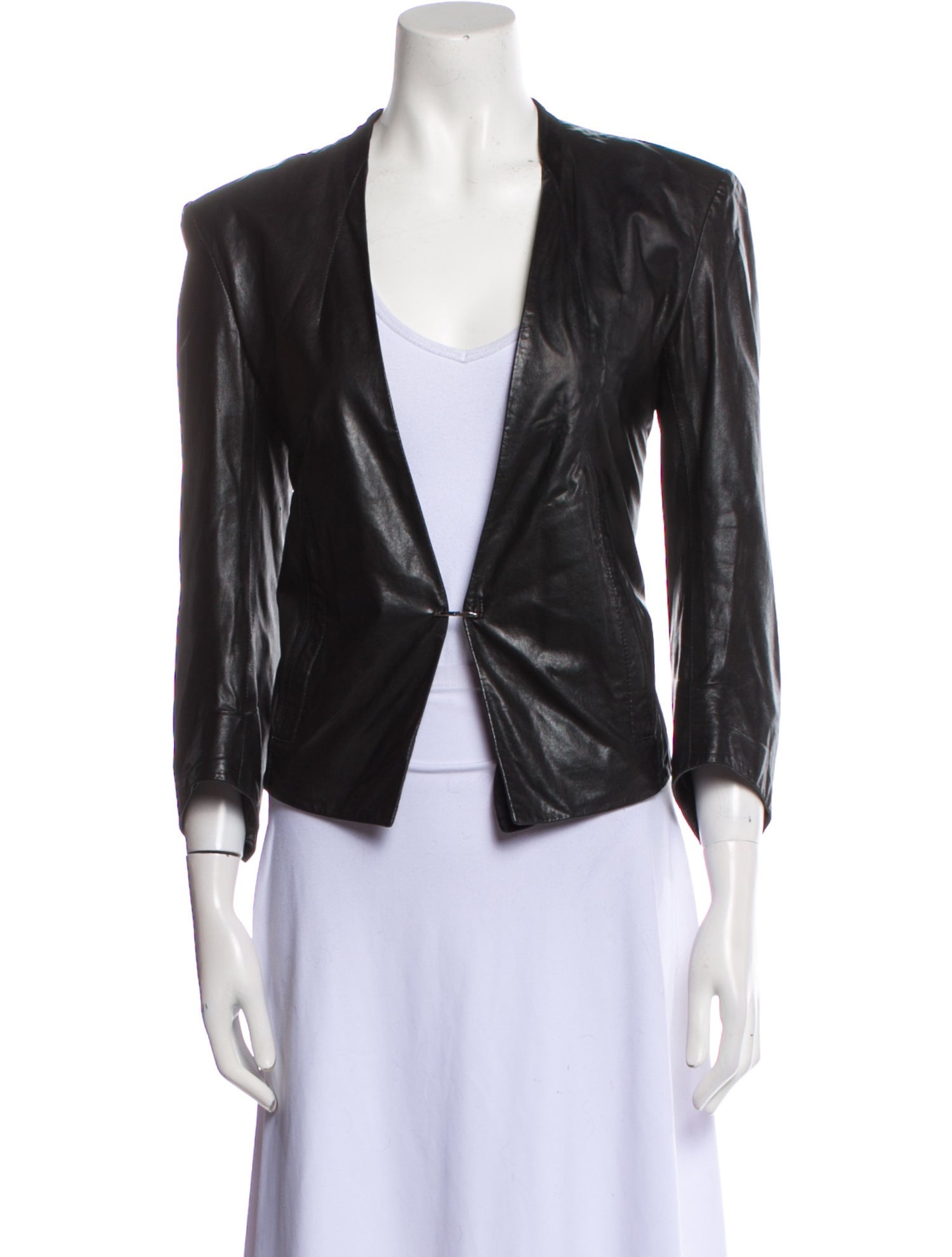 Helmut Lang Leather Blazer