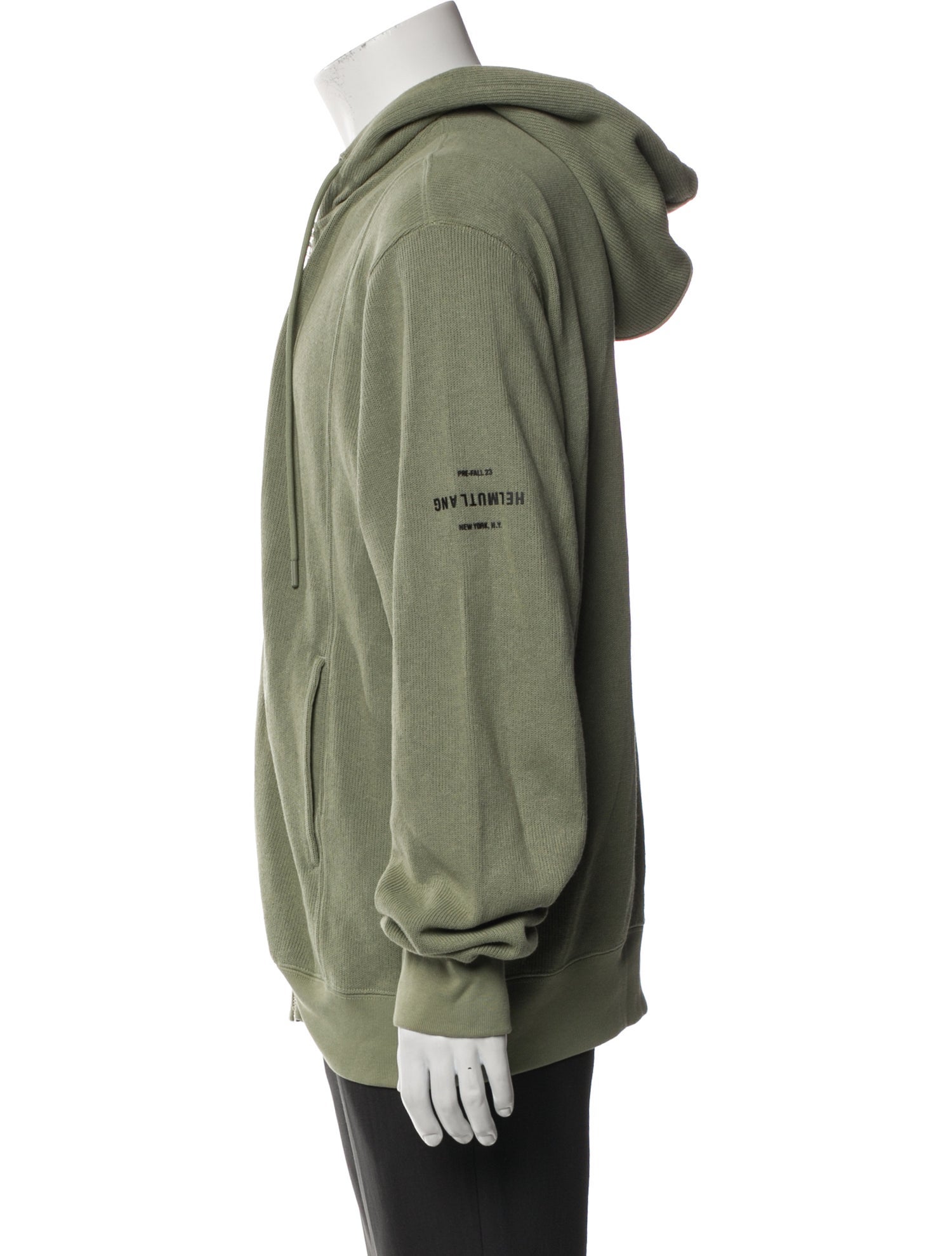 Helmut Lang Crew Neck Long Sleeve Hoodie
