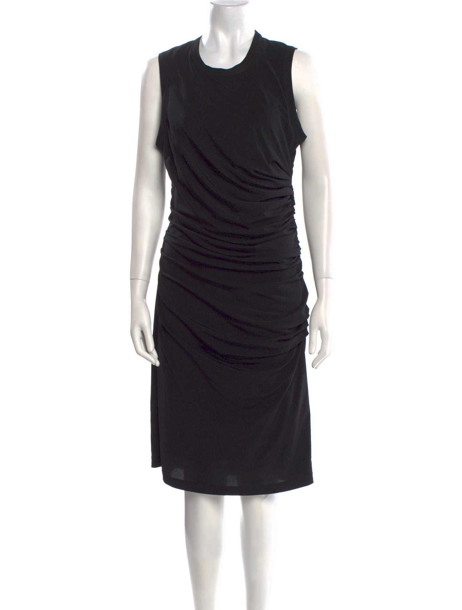 Helmut Lang Crew Neck Knee-Length Dress