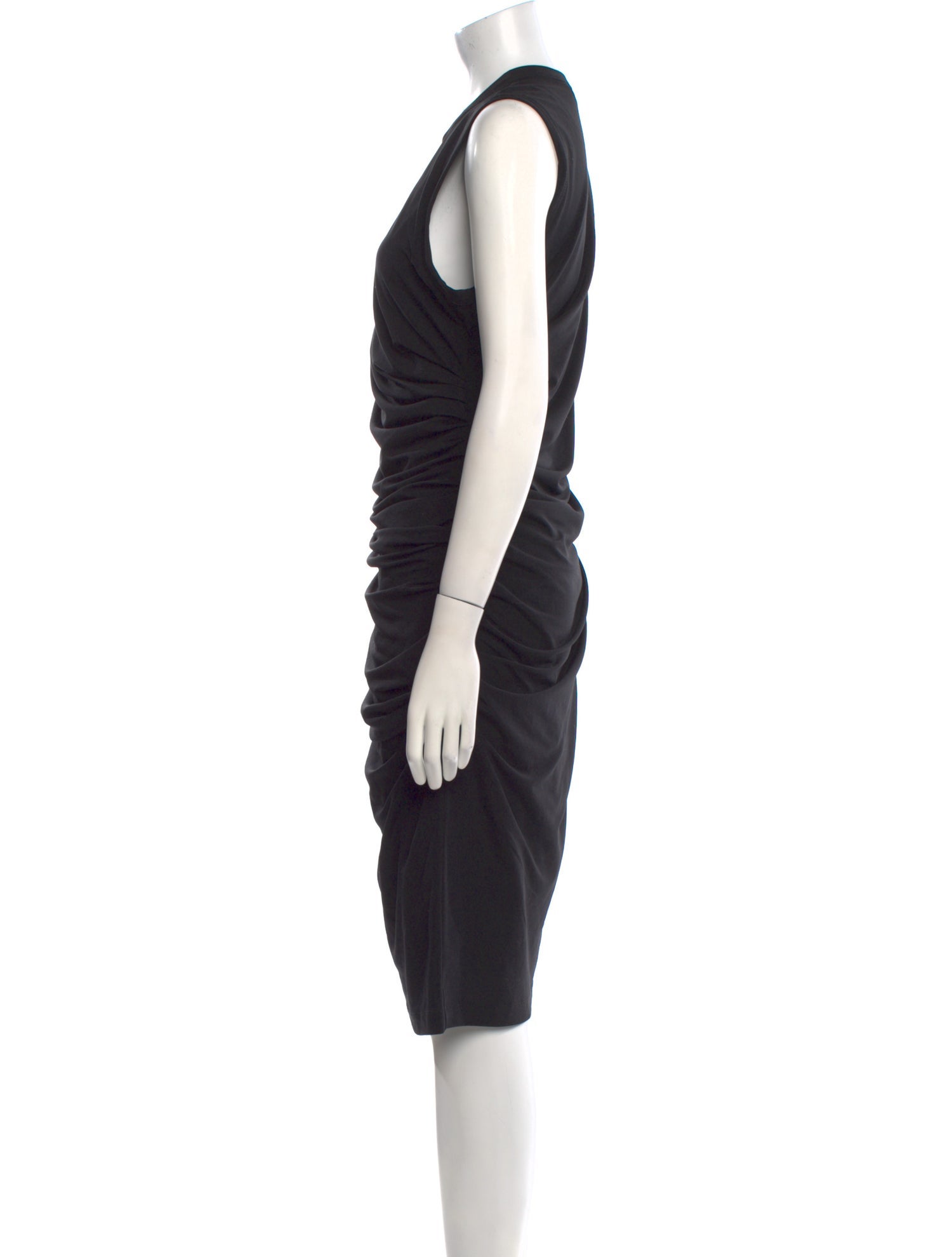 Helmut Lang Crew Neck Knee-Length Dress