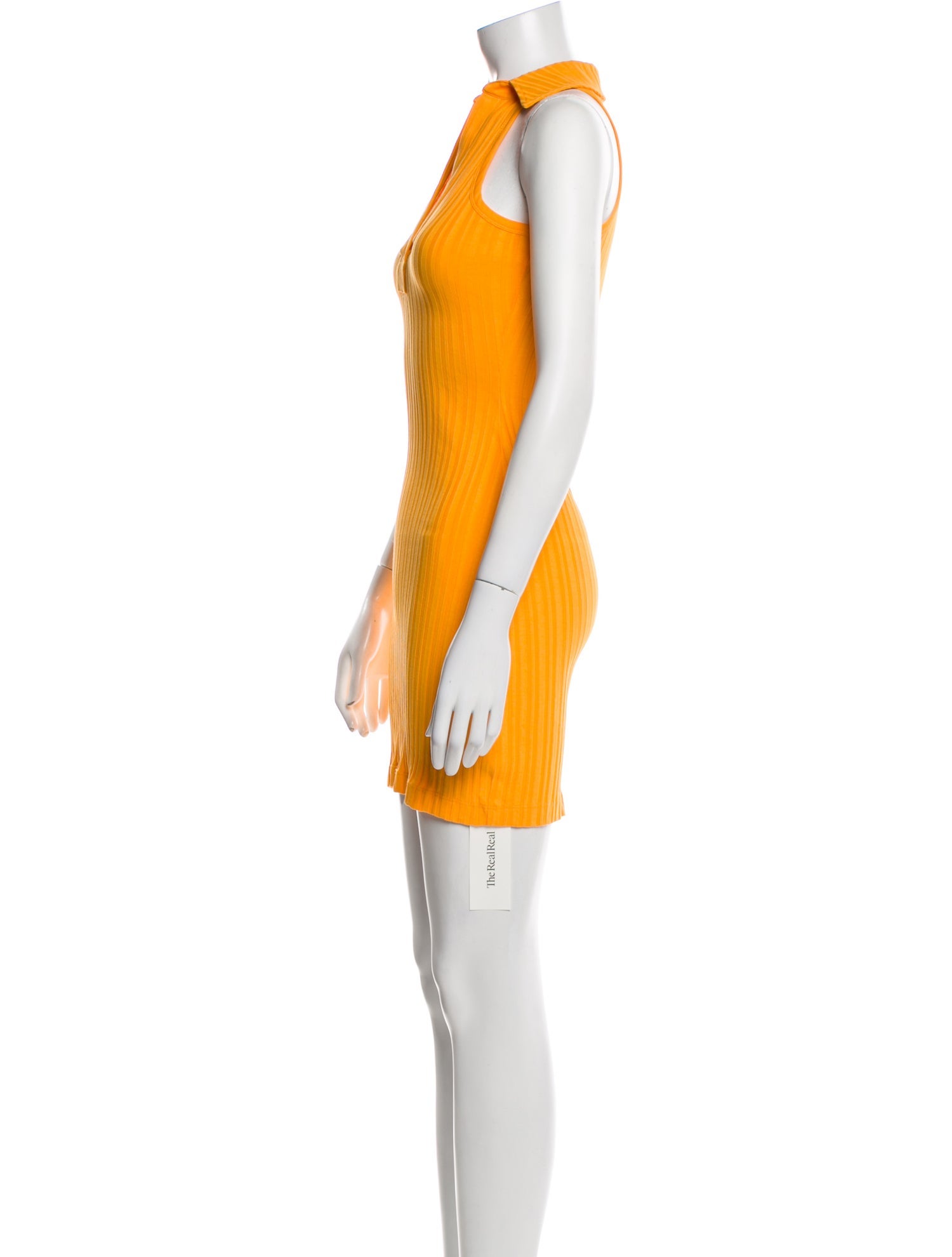 Helmut Lang V-Neck Mini Dress