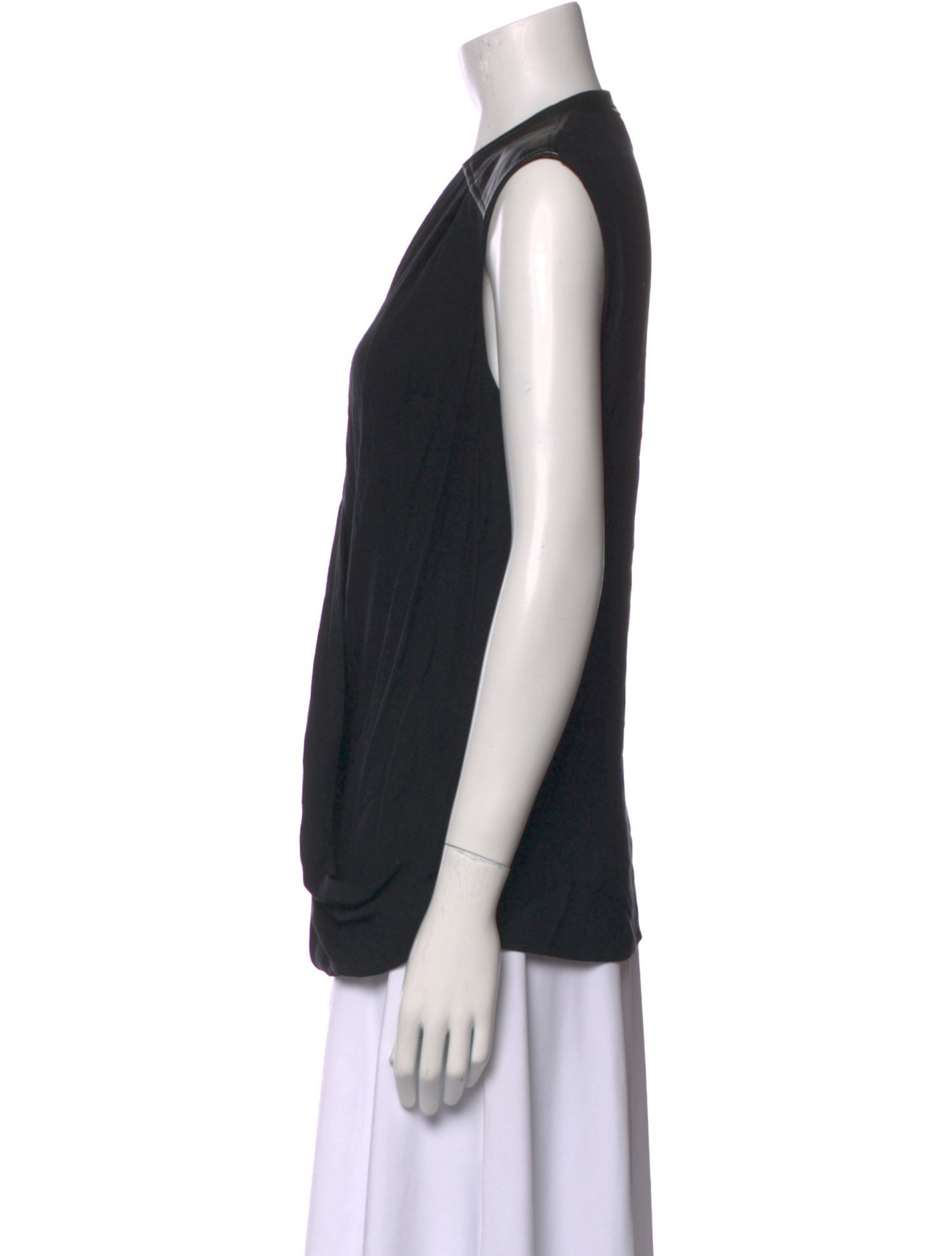 Helmut Lang V-Neck Sleeveless Top