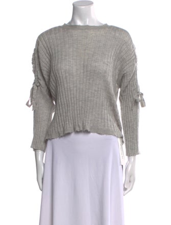 Helmut Lang Cashmere Bateau Neckline Sweater