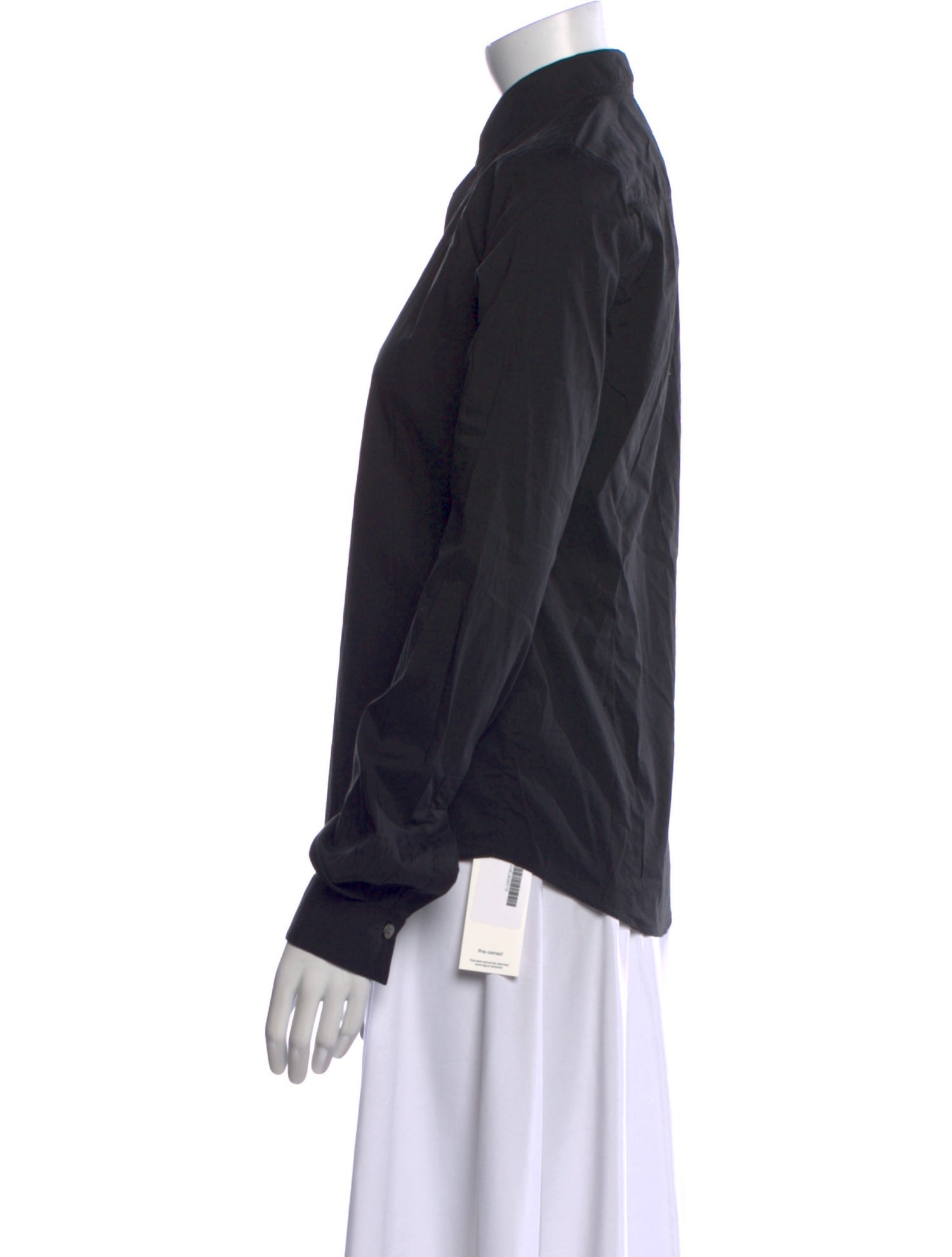 Helmut Lang Long Sleeve Button-Up Top