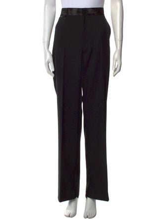 Helmut Lang Virgin Wool Wide Leg Pants