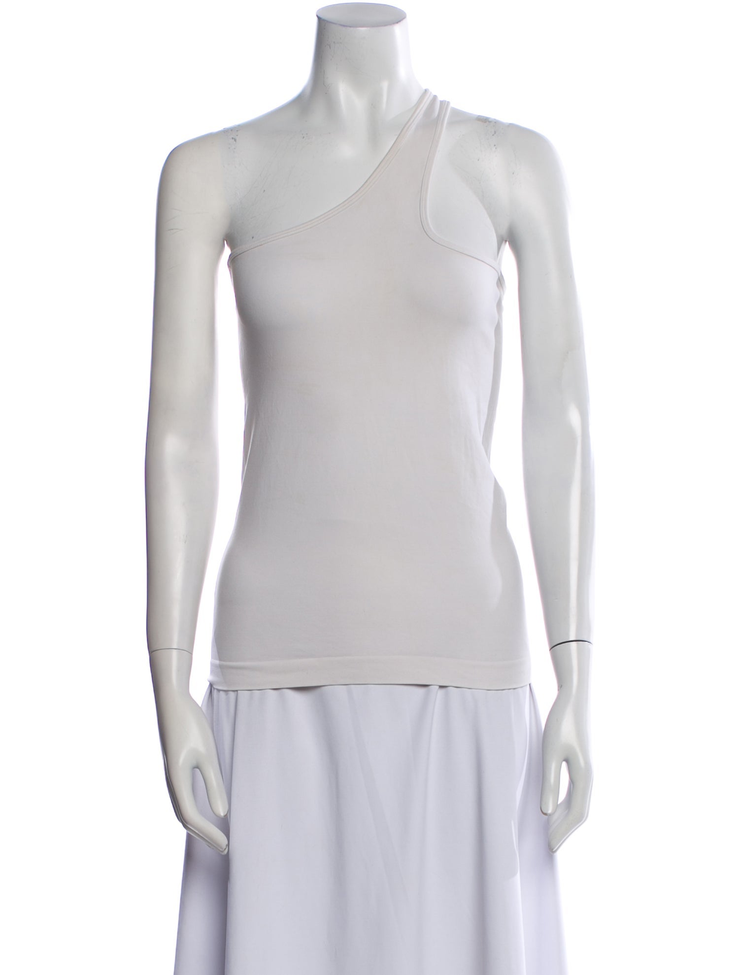 Helmut Lang One-Shoulder Sleeveless Top