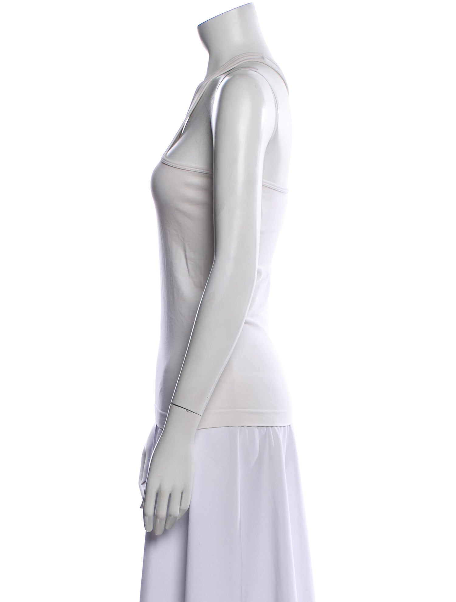 Helmut Lang One-Shoulder Sleeveless Top