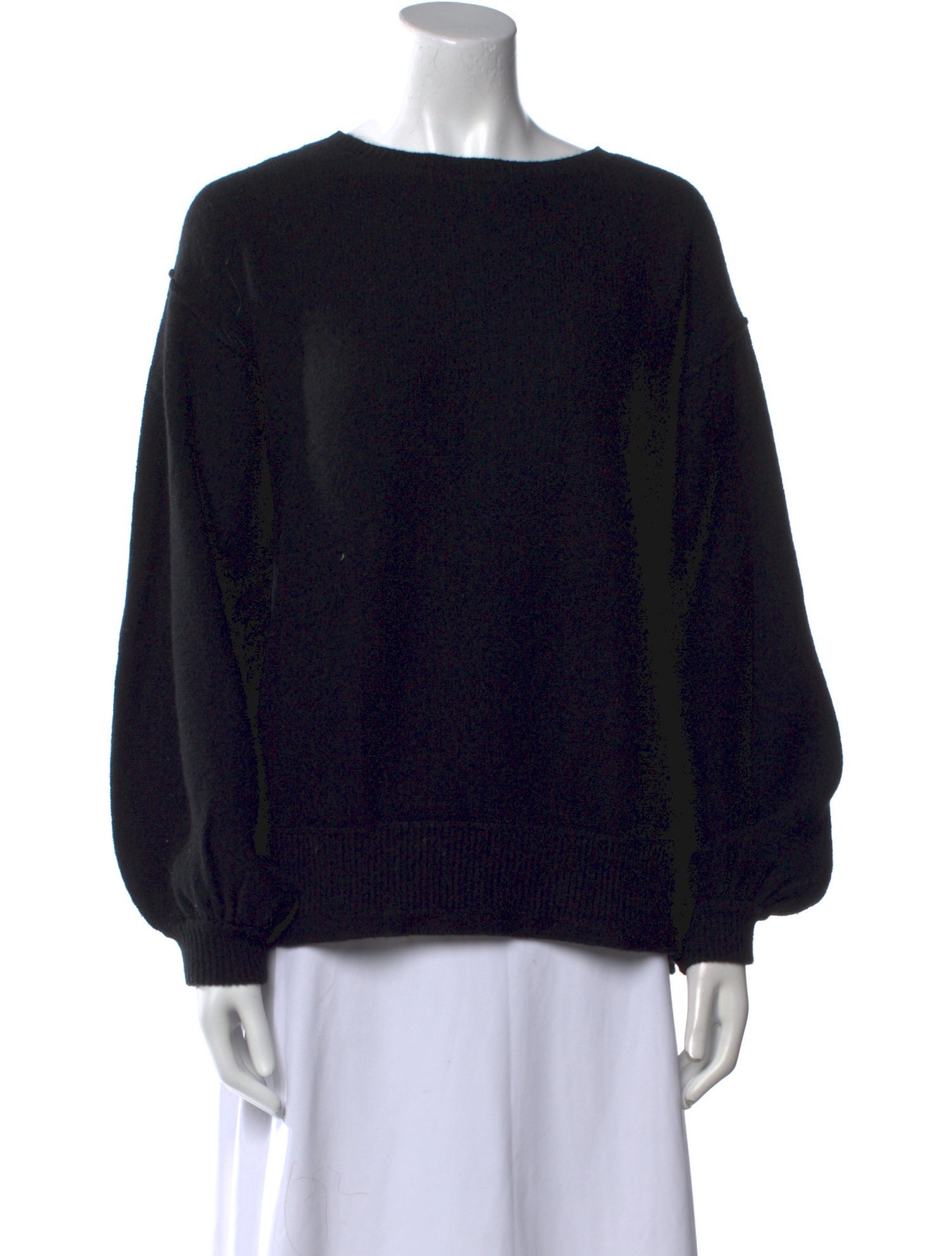 Helmut Lang Wool Bateau Neckline Sweater