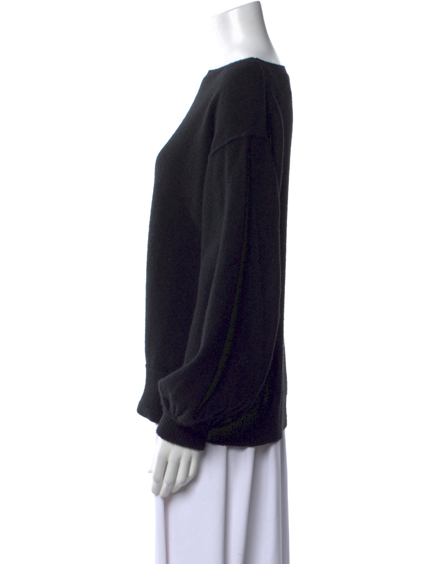 Helmut Lang Wool Bateau Neckline Sweater